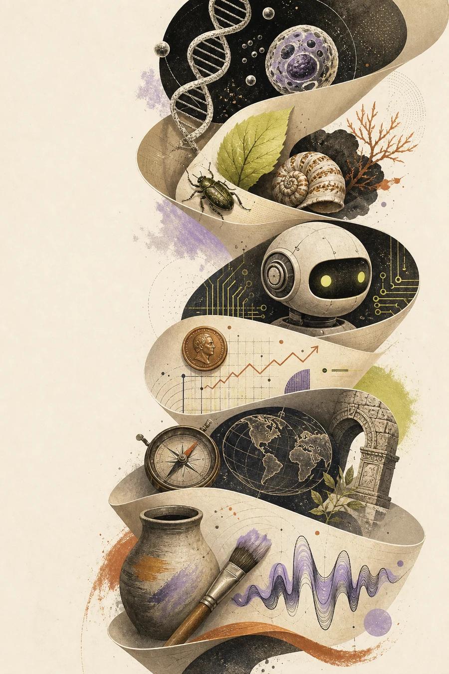 A sculptural ribbon of illustrated stories from Long Edition
